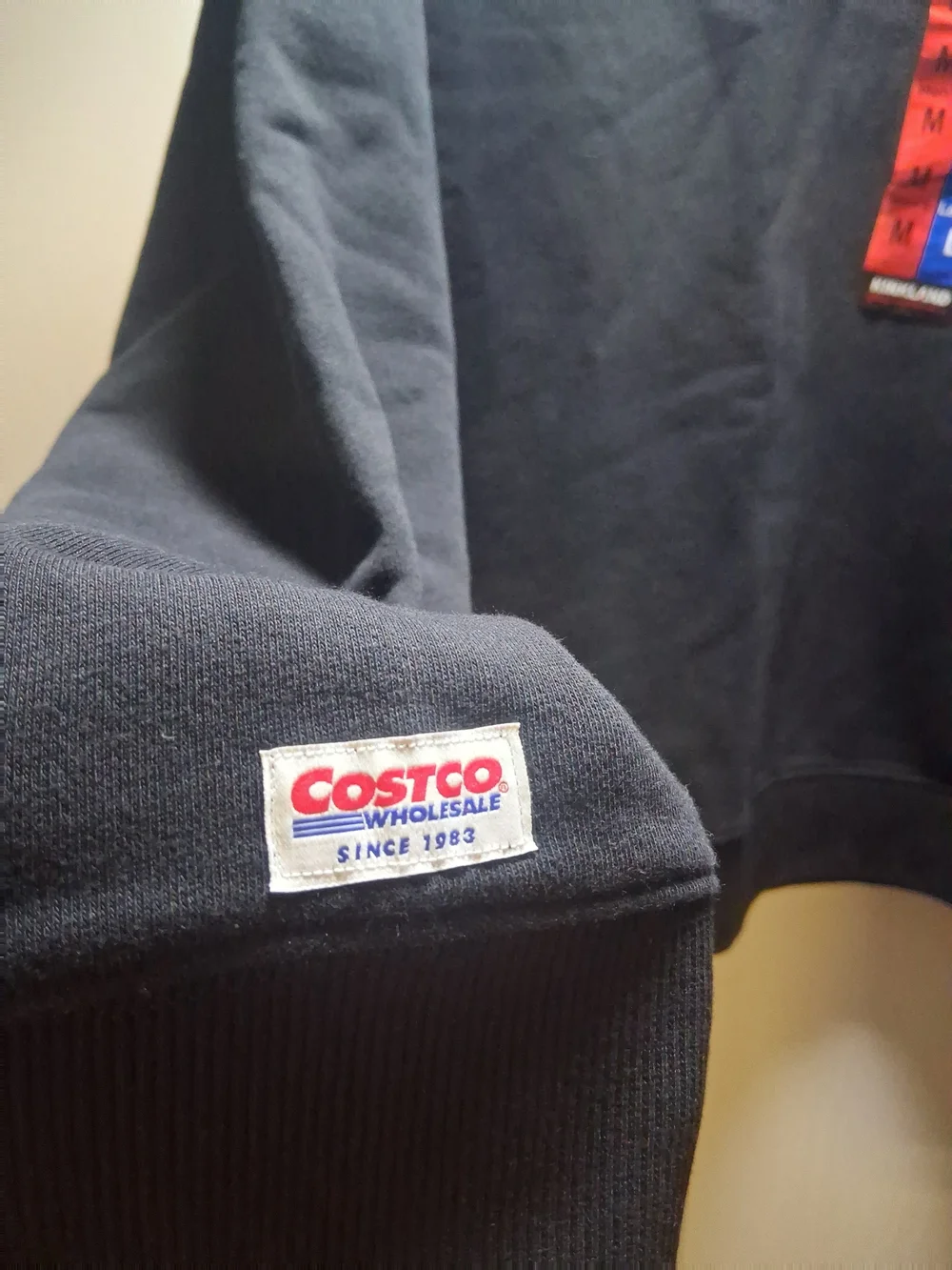 Kirkland Signature Men's Black Logo Crewneck Sweater